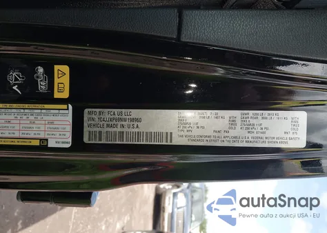 2022 Jeep Wrangler 4Xe Unlimited Sahara 4X4 из США, поврежденный, VIN 1C4JJXP69NW198960